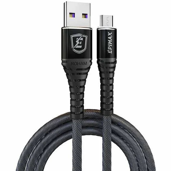 کابل سوپر فست شارژ USB به microUSB اپیمکس epimax مدل EC - 10 طول 1.2 متر