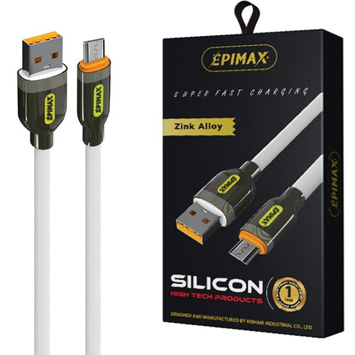 کابل فست شارژ USB به microUSB اپیمکس Epimax مدل Zink Alloy EC -124