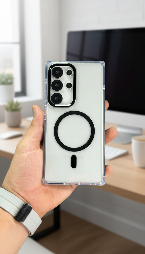 گارد تمام شفاف مگ سیف my choice آیفون 17 PRO