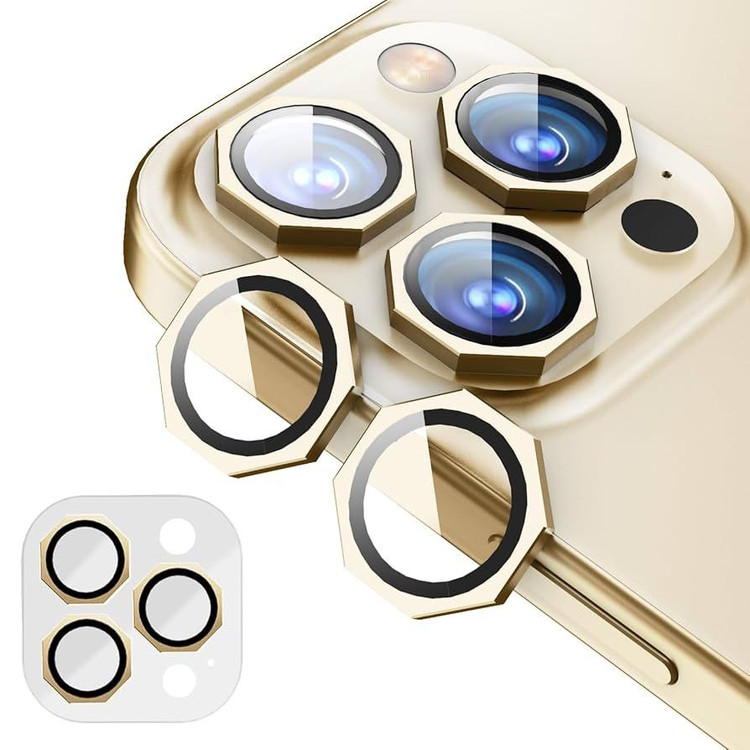 محافظ لنز هشت ضلعی سه تایی premium lens آیفون iphone