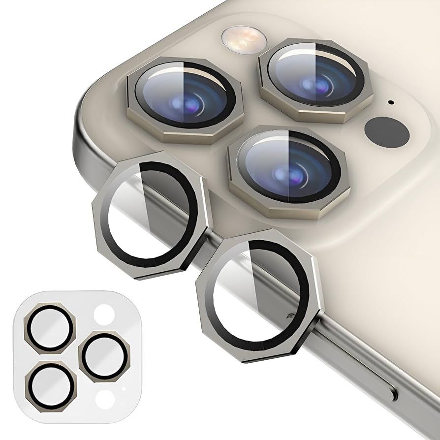 محافظ لنز هشت ضلعی سه تایی premium lens آیفون iphone