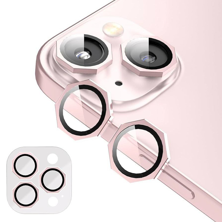 محافظ لنز هشت ضلعی سه تایی premium lens آیفون iphone