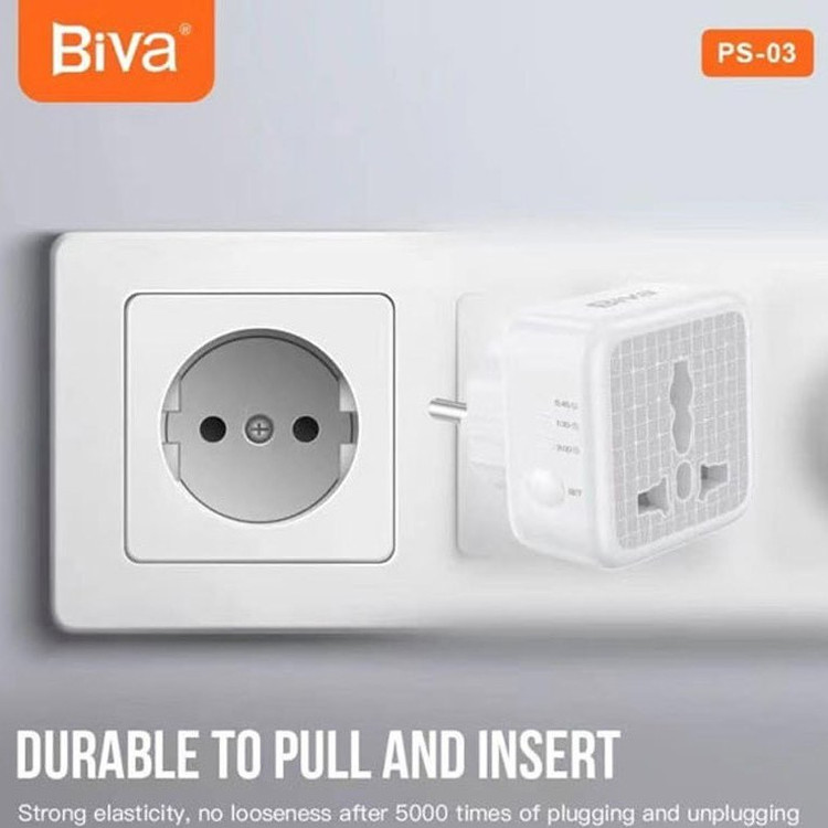 مبدل برق تایمر دار بیوا Biva مدل PS-03