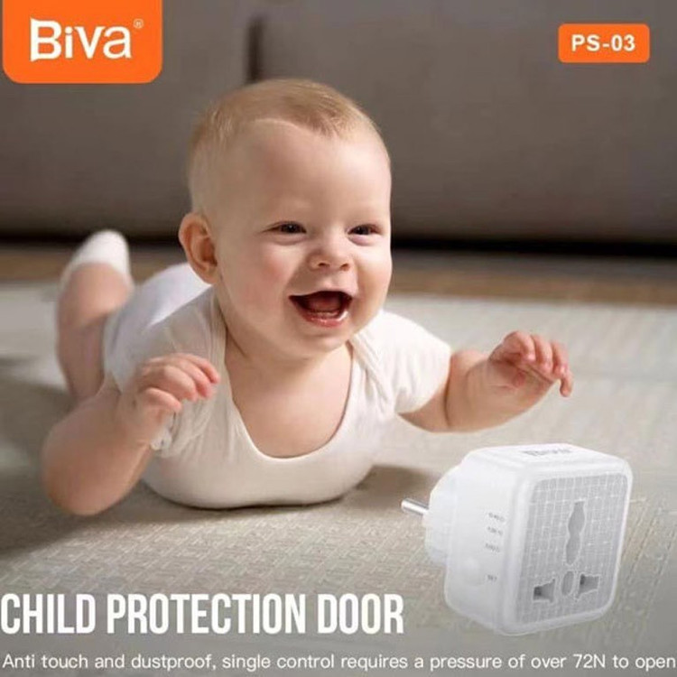 مبدل برق تایمر دار بیوا Biva مدل PS-03