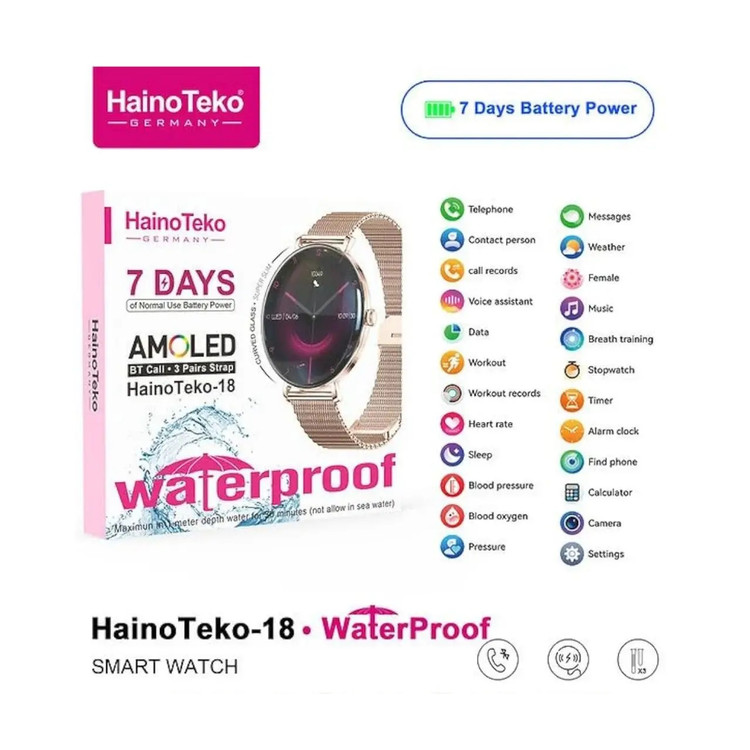ساعت هوشمند ضد آب هاینو تکو مدل HAINO TEKO-18