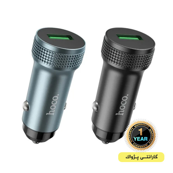شارژر فندکی فست شارژ 18 وات هوکو hoco مدل Z49A USB