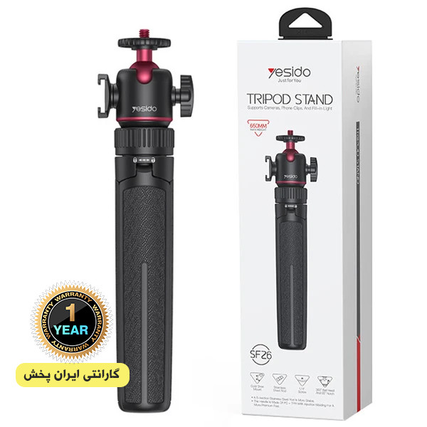سه پایه تلسکوپی و مونوپاد بلوتوثی یسیدو Yesido SF26