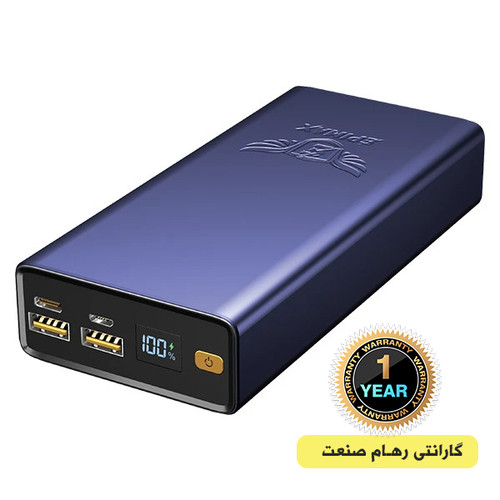 پاوربانک هوشمند auto detect 5w-20w اپی مکس مدل EP213 ظرفیت 20000 میلی آمپر ساعت