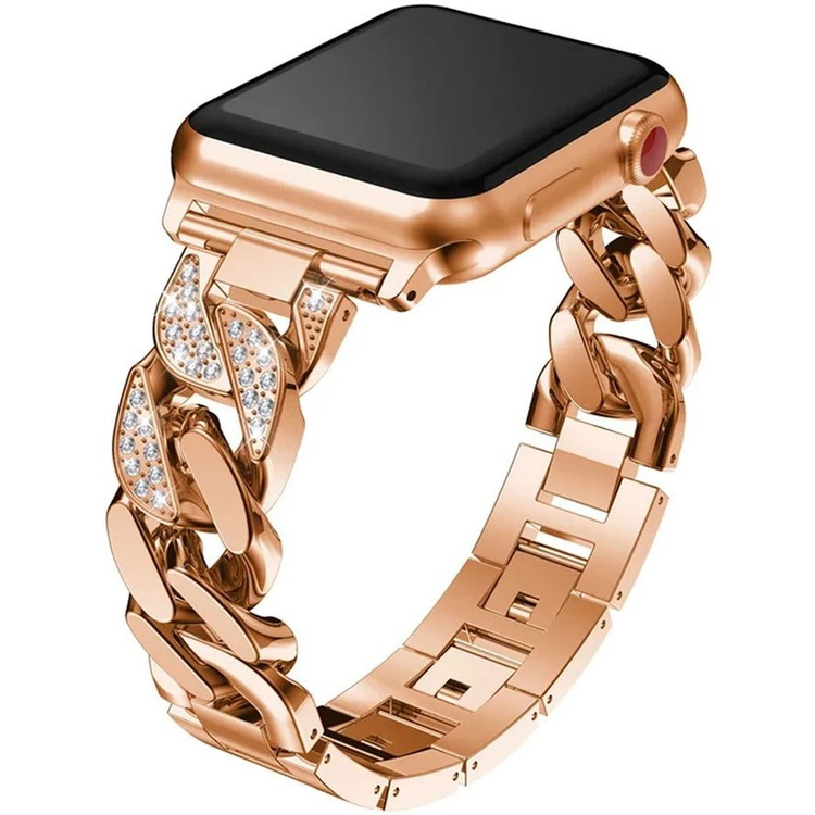 بند ساعت استیل کارتیر نگین دار 22 mm