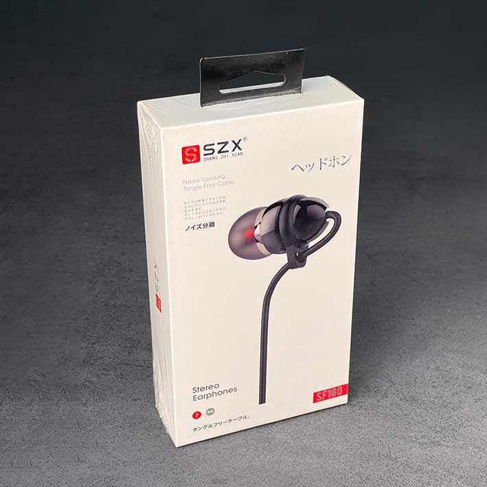 هندزفری مکالمه دار سیمی SZX اس زد ایکس مدل SF180 طول 1.2 متر