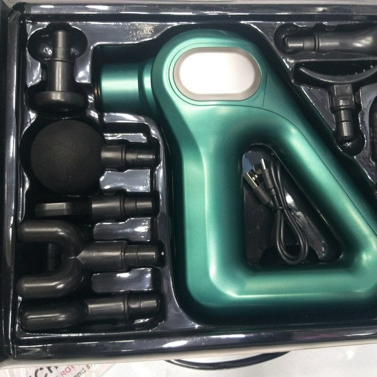 ماساژور تفنگی KH-750 - FASCIAL GUN با ۱۲ سرعت و ۸ سری