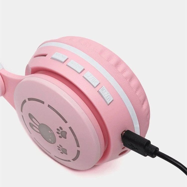 هدفون فانتزی خرگوشی بی سیم مدل SY29R با نور RGB
