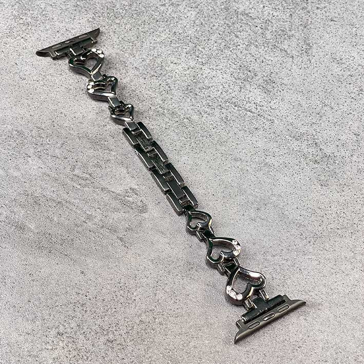 بند استیل اسمارت واچ مدل Lovely نگین دار 22 mm