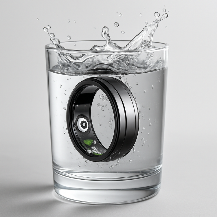 حلقه هوشمند سلامتی گرین لاین مدل Smart Ring سایز ۱۰ به همراه کیس شارژ