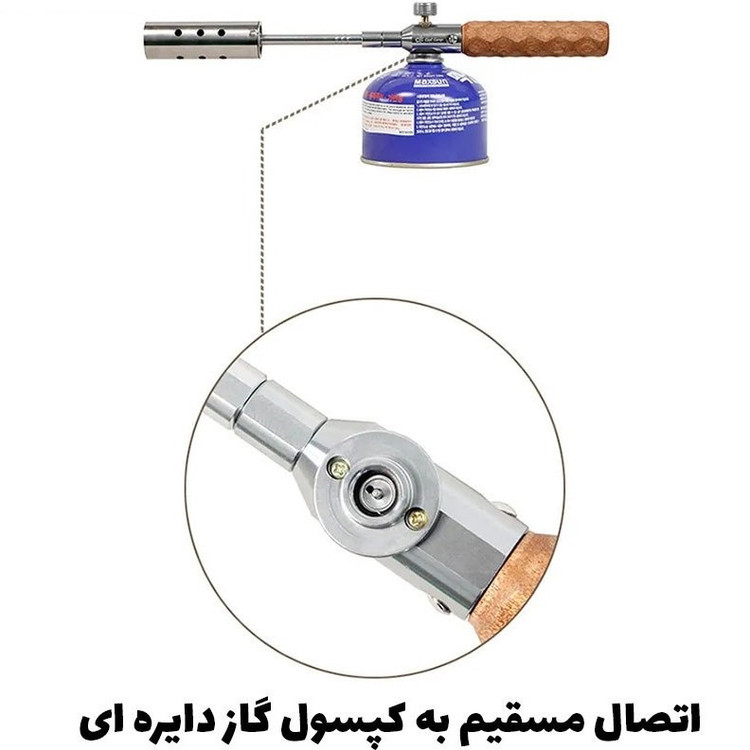 مشعل گازی فندکی کپسولی گرین لاین green lion مدل Flame Torch ضد باد
