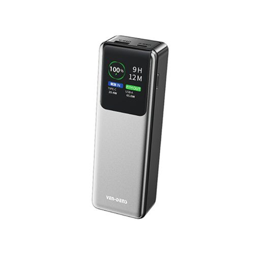 پاوربانک سوپر فست ون دنز ven-dens مدل PB055 ظرفیت ۲۰۰۰۰ میلی آمپر ساعت