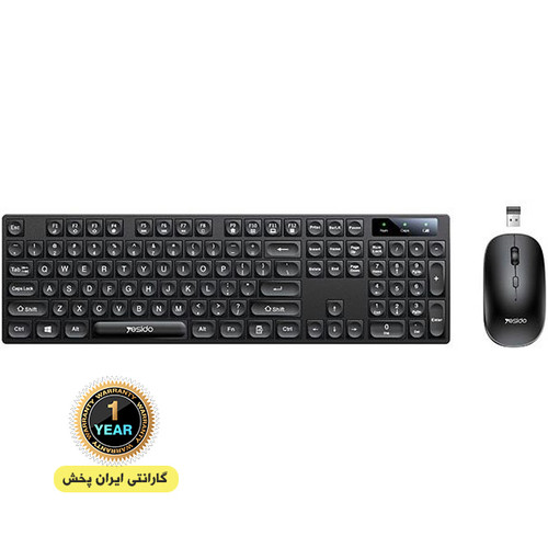ست کیبورد و ماوس بی سیم یسیدو yesido مدل KB42