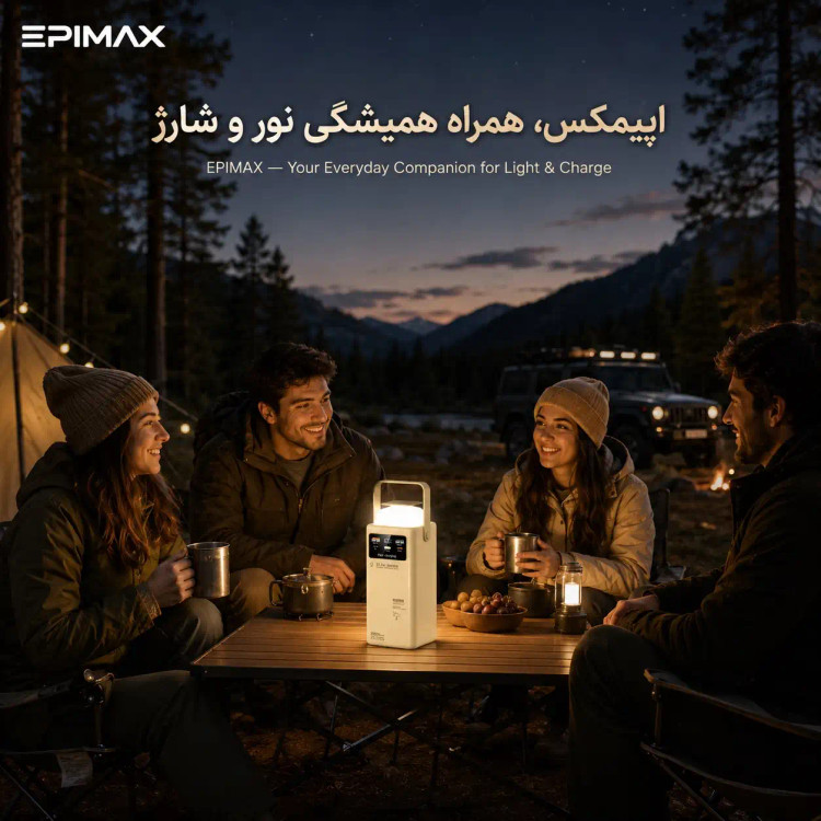 پاوربانک اپیمکس epimax فست شارژ 50000 میلی آمپر EP- 215