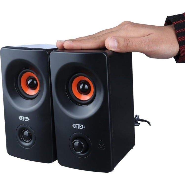 اسپیکر دسکتاپ دو تکه دیتکس پلاس +DETEX مدل DS912 برق شهری