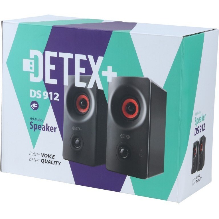 اسپیکر دسکتاپ دو تکه دیتکس پلاس +DETEX مدل DS912 برق شهری