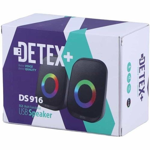 اسپیکر دسکتاپ دو تکه سیمی دیتکس پلاس DETEX+ مدلDS916
