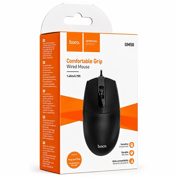 ماوس سیم دار هوکو hoco مدل GM50
