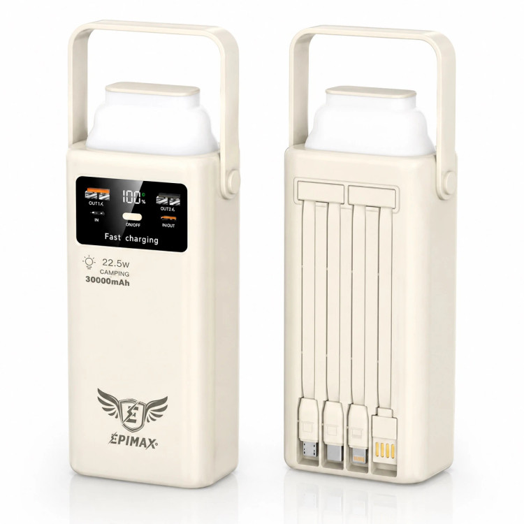 پاوربانک اپیمکس epimax فست شارژ 30000 میلی آمپر EP- 216