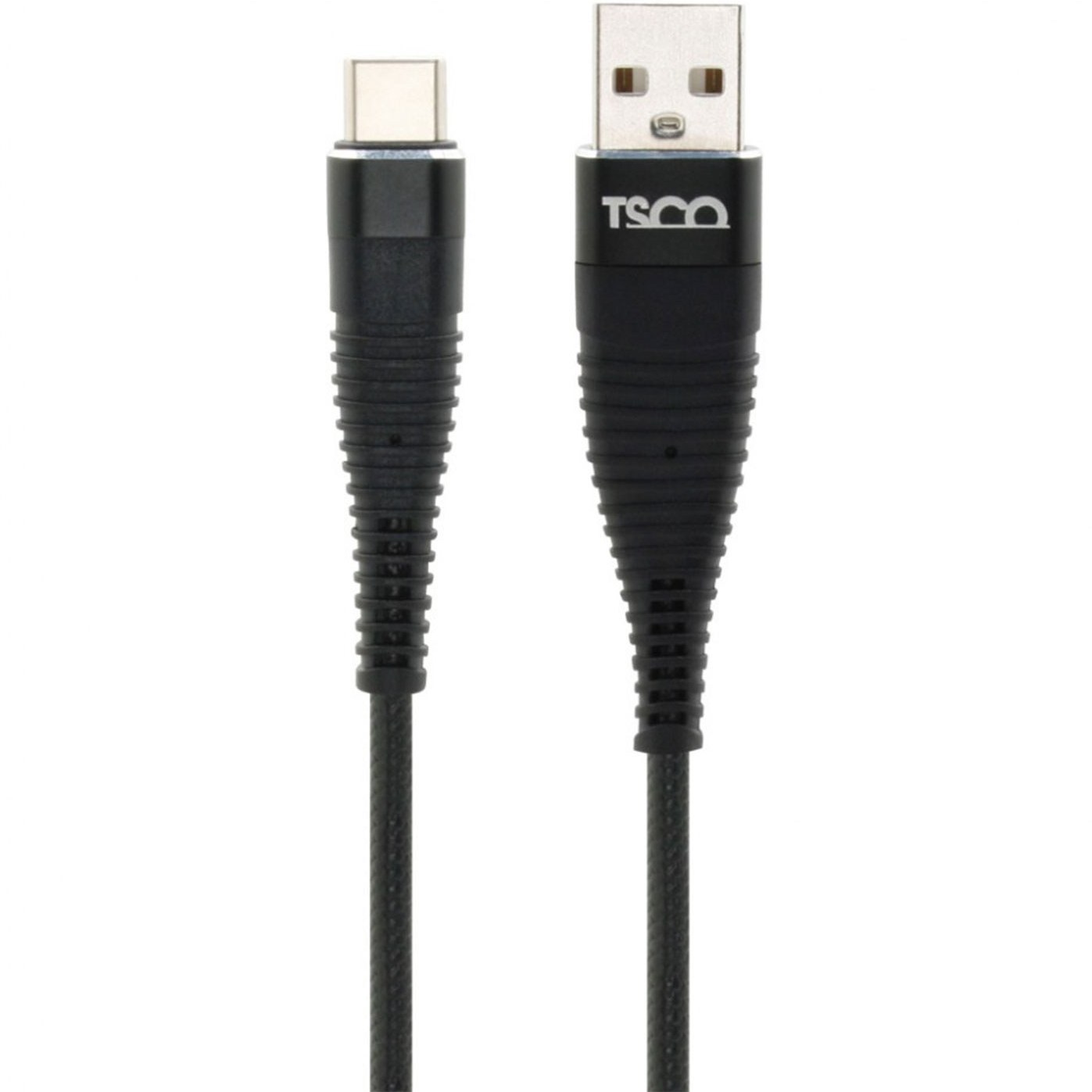 کابل شارژ و دیتا فنری تایپ سی تسکو TSCO TC C180 2.1A 1m