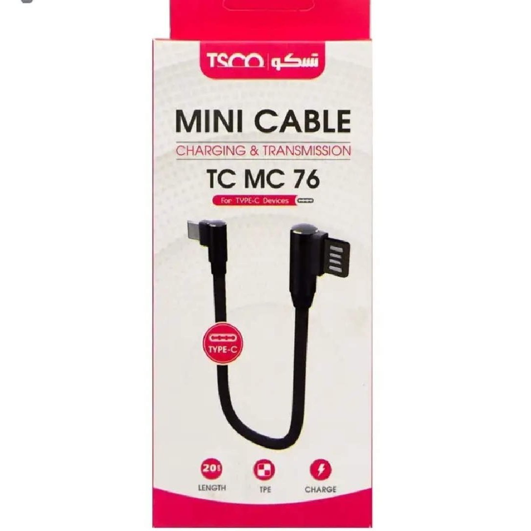 کابل پاوربانکی تایپ سی تسکو tesco TCMC76