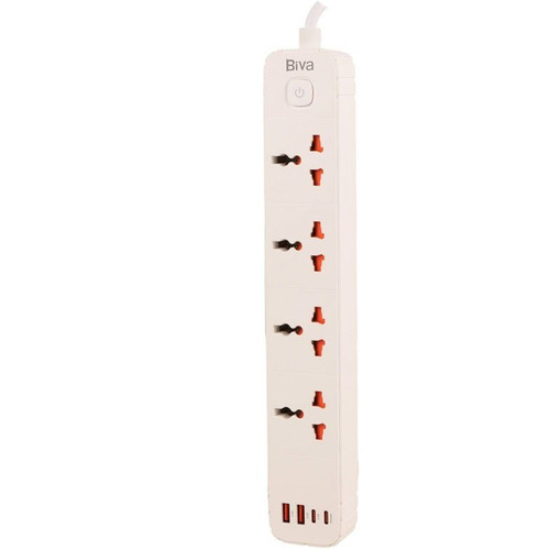 پاورسوکت بیوا Biva PS-05 Power Strip دارای 4 پورت