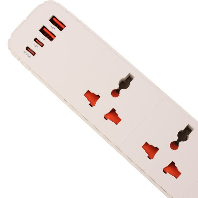 پاورسوکت بیوا Biva PS-05 Power Strip دارای 4 پورت
