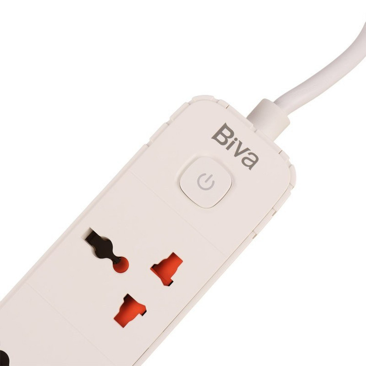 پاورسوکت بیوا Biva PS-05 Power Strip دارای 4 پورت
