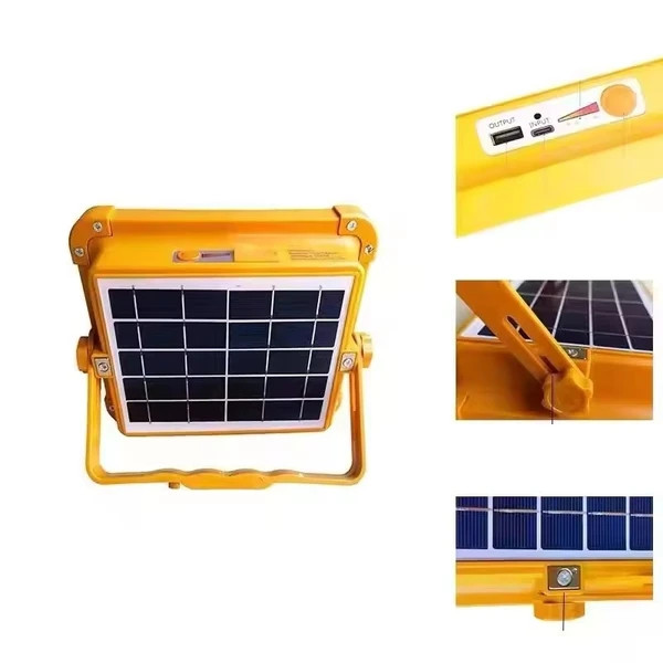 پروژکتور و پاور بانک ضدآب خورشیدی 1000 وات مدل Solar کد 3571