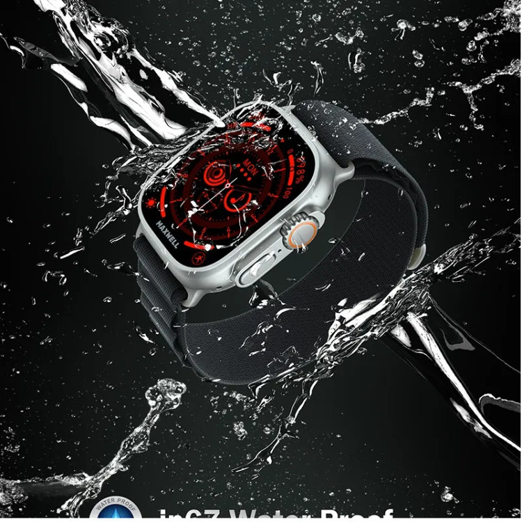 ساعت هوشمند برند امریکایی مکسول MAXWELL مدل MW2 Ultra بدنه تیتانیوم نمایشگر SUPER AMOLED