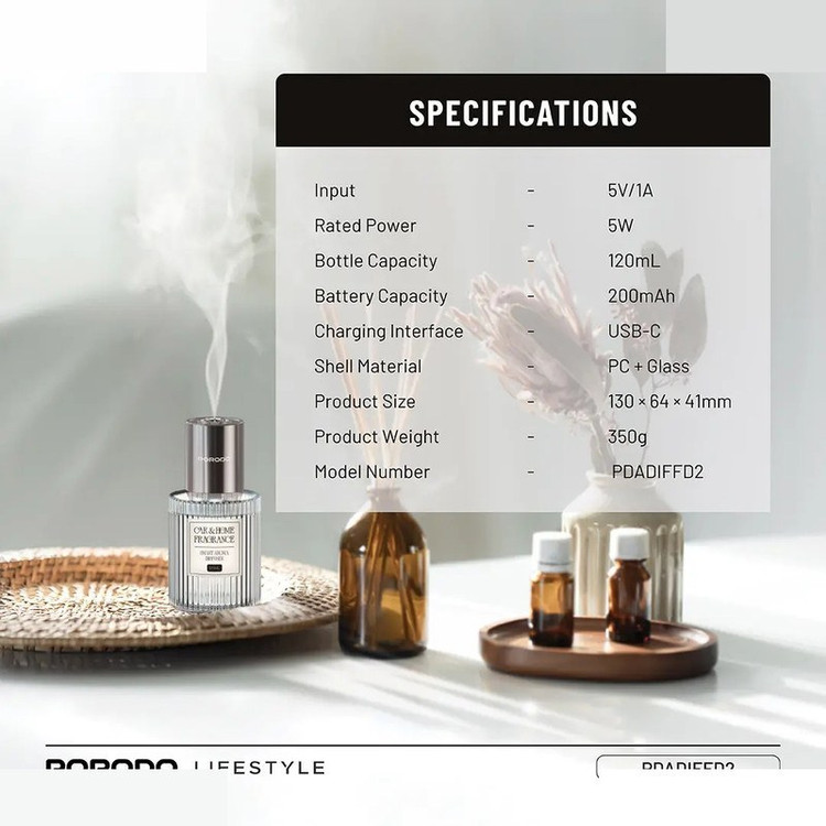 خوشبوکننده هوشمند پرودو porodo مدل Grasse Smart Aroma Diffuser PDADIFFD2