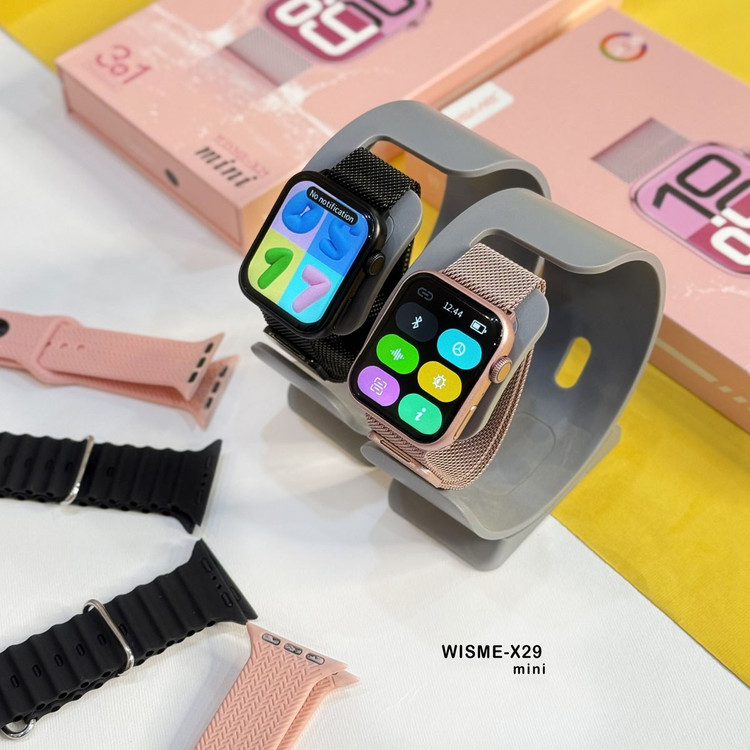 ساعت هوشمند طرح اپل WISME-X29 Mini با بند سیلیکونی و GPS