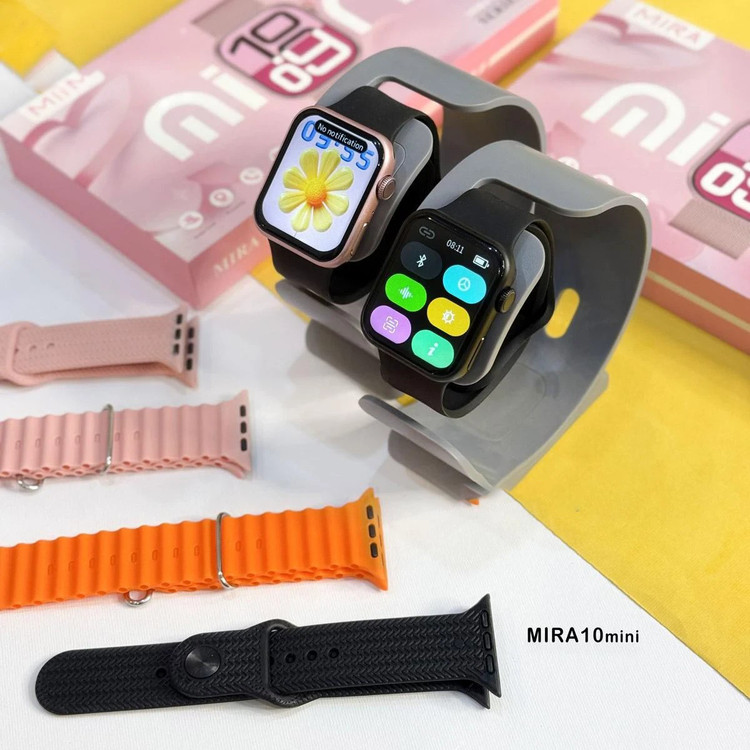 ساعت هوشمند میرا مدل Mira 10 Mini سایز ۴۰MM با بند سیلیکونی