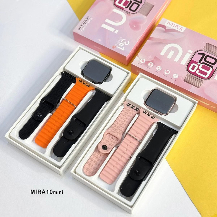 ساعت هوشمند میرا مدل Mira 10 Mini سایز ۴۰MM با بند سیلیکونی