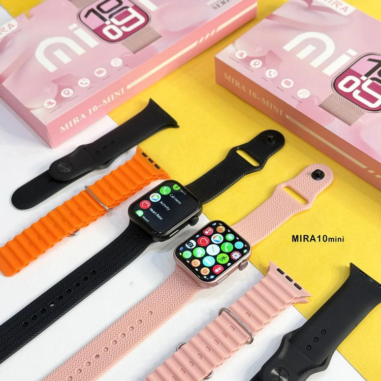 ساعت هوشمند میرا مدل Mira 10 Mini سایز ۴۰MM با بند سیلیکونی