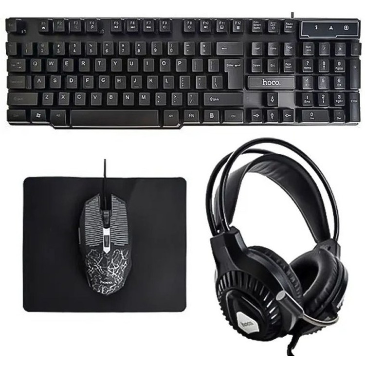 ست موس و کیبورد گیمینگ 4IN1 hoco هوکو GAMING COMBO Di86