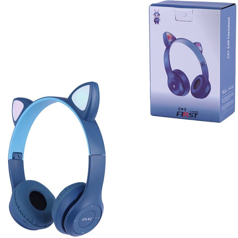 هدفون بی سیم فانتزی گربه ای فرست FIRST مدل F1999