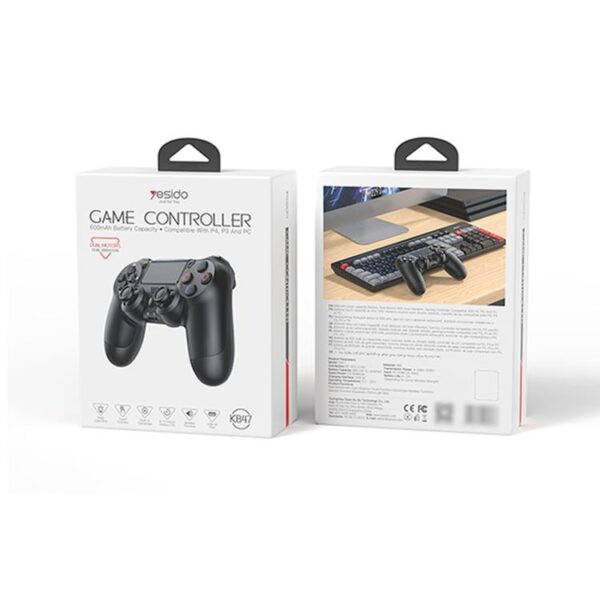 دسته بازی وایرلس یسیدو مناسب برای کامپیوتر Yesido KB47 - PS4/PS3