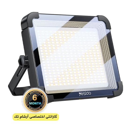 پروژکتور سیار ال ای دی شارژی و پاور بانک yesido یسیدو DH17