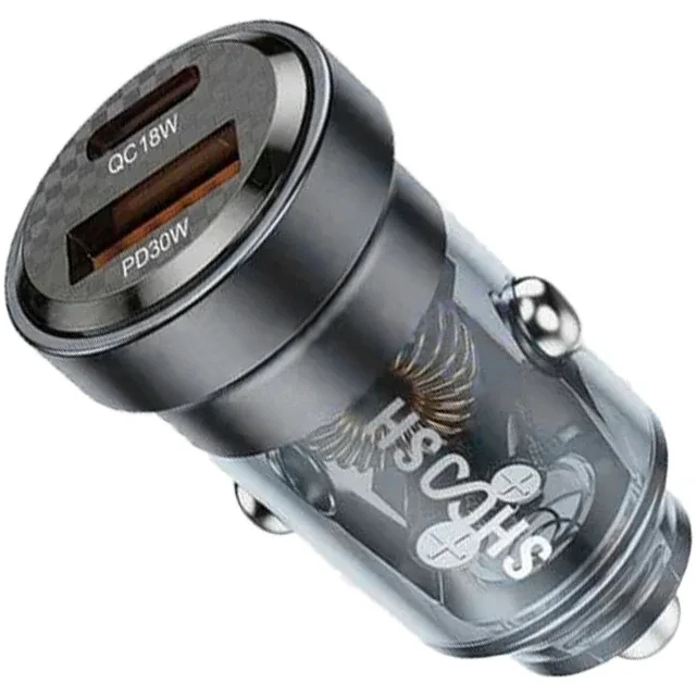 شارژر فندکی 48 وات شوش shoosh فست شارژ QC و PD مدل SH-805