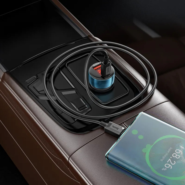 شارژر فندکی فست 48 وات هوکو hoco مدل Z50 USB
