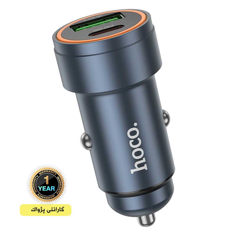 شارژر فندکی 30 وات هوکو hoco مدل Z57A USB